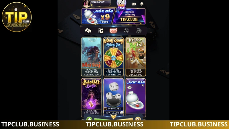 Giới thiệu sảnh nổ hủ Tip Club